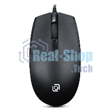 Мышь проводная Oklick 147M черный, 1600 dpi, USB, кнопки - 3