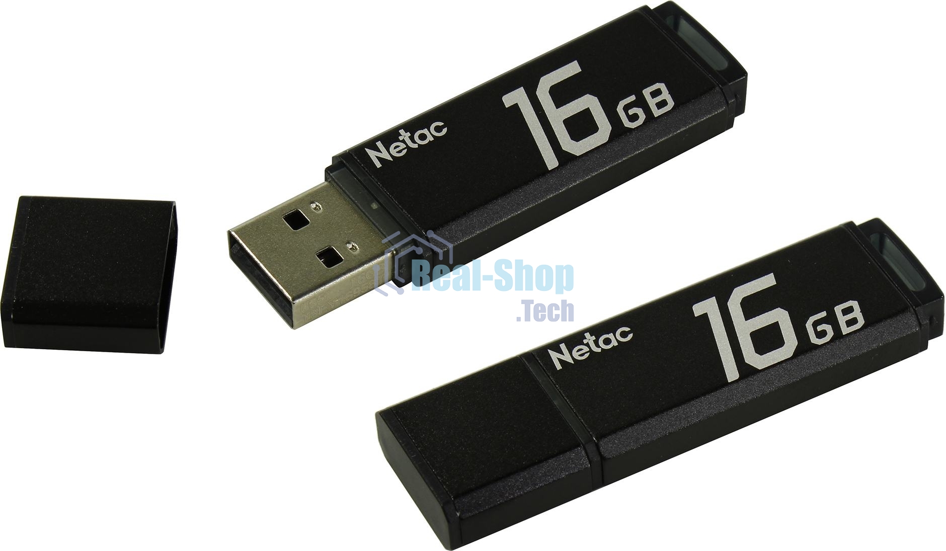 Флешка USB Netac U351 16Gb NT03U351N-016G-20BK, USB 2.0