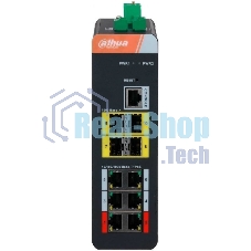 Коммутатор Dahua DH-IS4410-6GT-120 6G 4SFP 6PoE 120W управляемый
