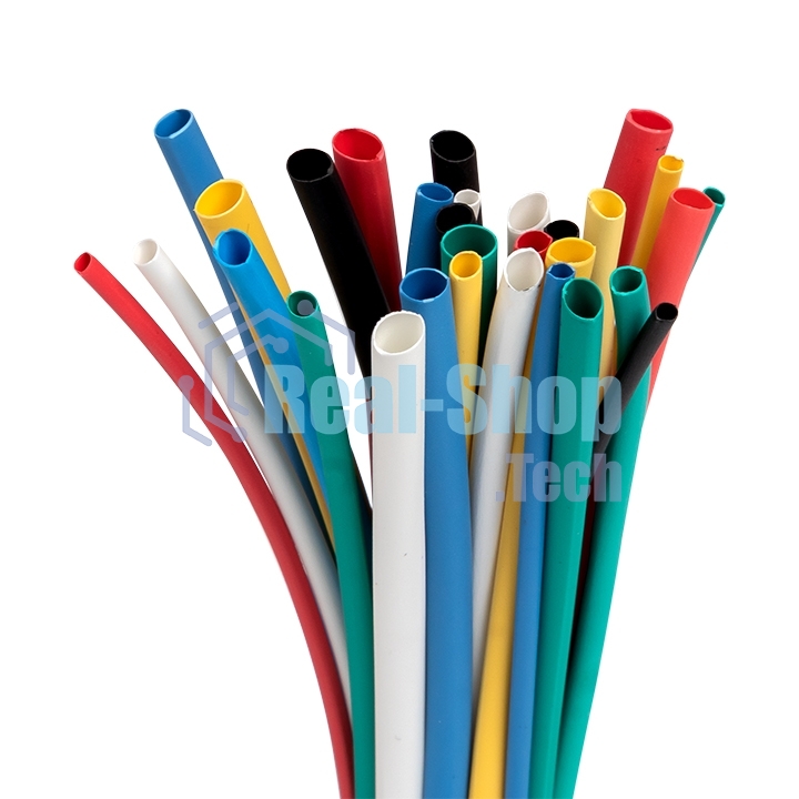 Набор трубок термоусадочных ТУТ 1/0.5; 1.5/0.75; 2/1; 2.5/1.25; 3/1.5 (6 цветов по 5шт 100мм) PROxima EKF tut-n-2-r