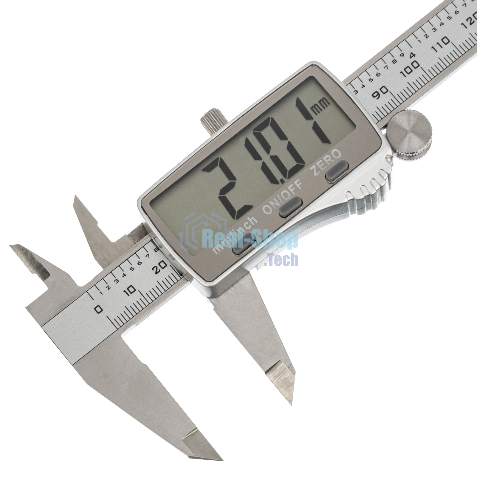 Штангенциркуль Denzel 150 мм, электронный, большой дисплей, с глубиномером