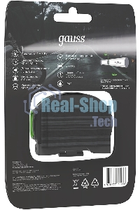 Фонарь налобный Gauss GFL303 4W 230lm 3xAAA LED 1/12/60