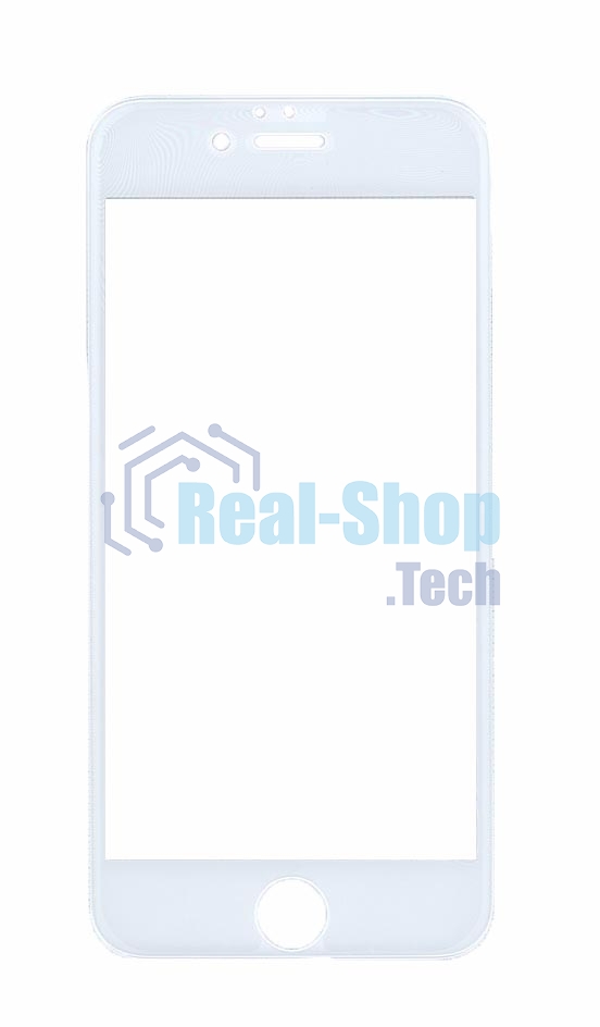 Защитное стекло 4D для Apple iPhone 6/6S белый