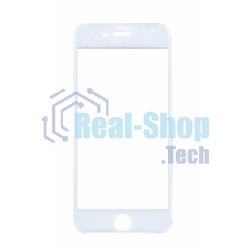 Защитное стекло 4D для Apple iPhone 6/6S белый