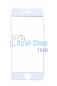 Защитное стекло 4D для Apple iPhone 6/6S белый