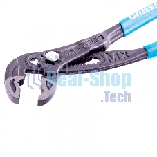 Клещи переставные Gross кнопочный механизм, обливные рукоятки, 250 мм