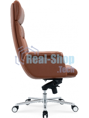 Кресло руководителя Cactus CS-LBR-CARACAS кожа крестов. алюминий