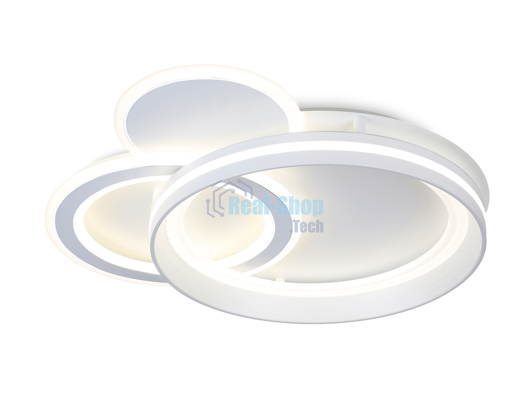 Светильник Ambrella light FA8511/3 WH белый 143W 3000K-6400K 500*500*80 (ПДУ РАДИО 2.4G)