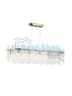 Светильник Ambrella light LH31255/12 BS/CL латунь/прозрачный E14*12 max 40W 1000*340*270