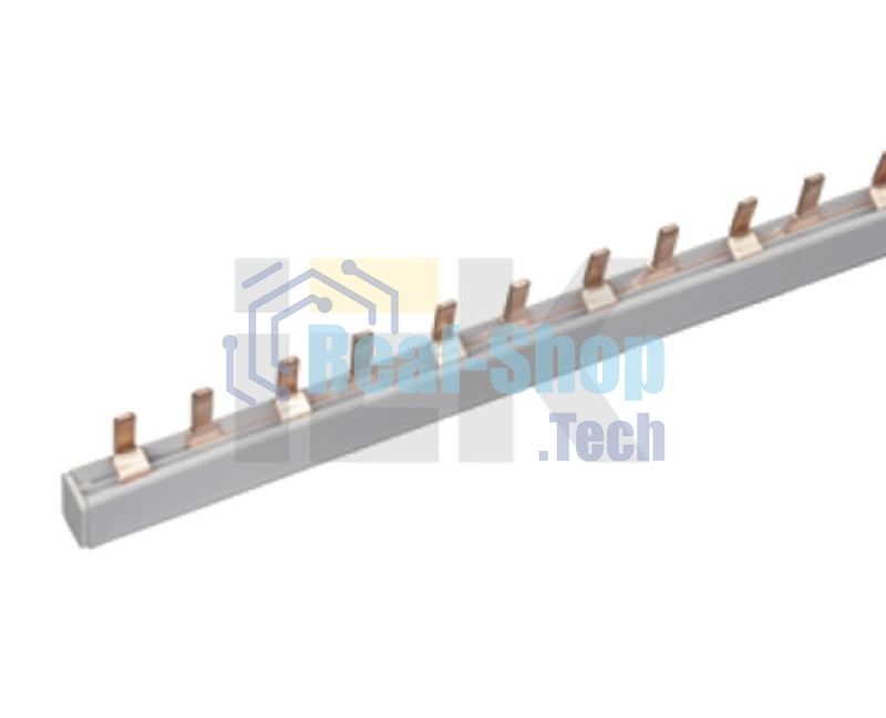 Шина соединительная типа IEK YNS21-2-063PIN (штырь) 2Р 63А (дл.1м) IEK