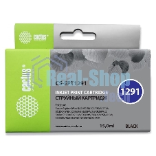 Картридж струйный Cactus CS-EPT1291 (T1291) черный (15 мл) для Epson Stylus Office B42/BX305/BX305F/BX320/BX525/BX625/SX420/SX425/SX525/SX620