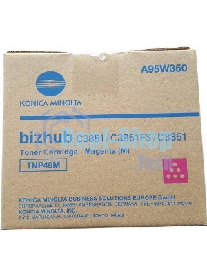 Тонер-картридж Konica-Minolta bizhub C3351/C3851 красный TNP-49M