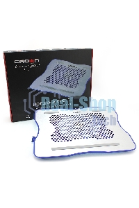 Аксессуар к ноутбуку CROWN Подставка для ноутбука CMLC-1001 silver&blue (до 15,6