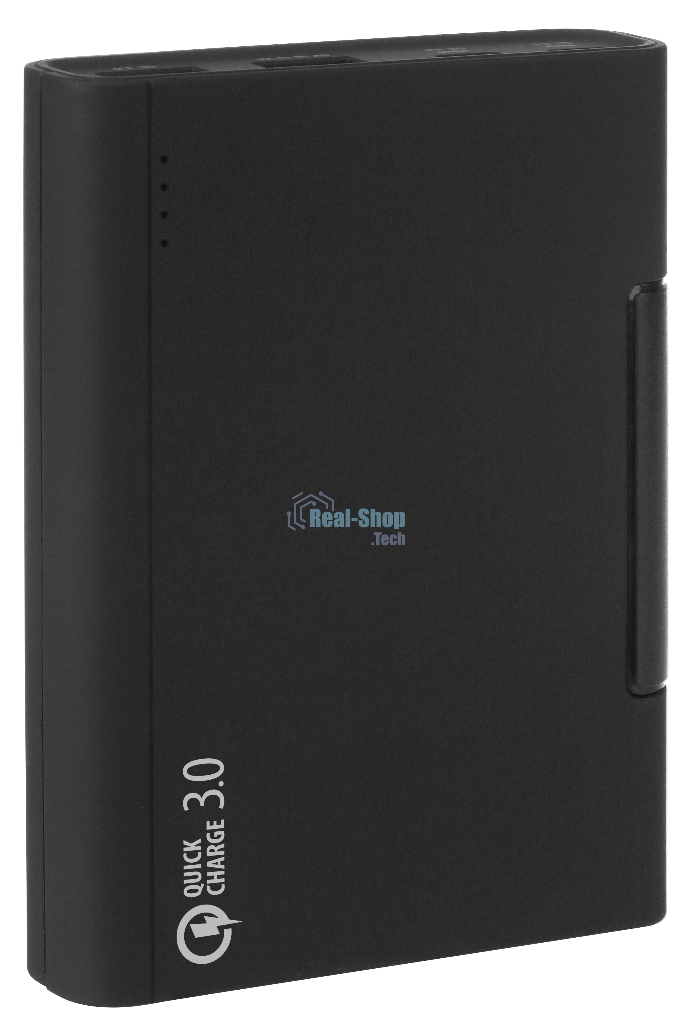 Портативный аккумулятор Qumo PowerAid 10400 QC/PD, 10400 мА-ч QC 3.0&2.0/BC1.2/MTKPE 1&2/PD черный