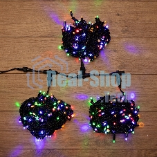 Гирлянда Neon-night LED ClipLight 24V, 3 нити по 20 м, свечение с динамикой, цвет диодов мульти