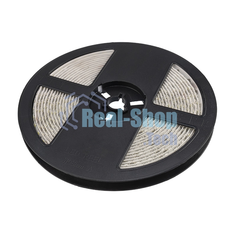 Лента светодиодная силикон, 8 мм, IP65, SMD 2835, 120 LED/m, 12 V, цвет свечения белый