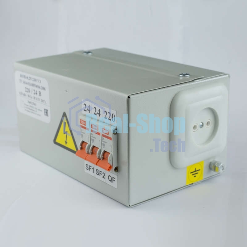 Ящик с понижающим трансформатором ЯТП 0.25 220/12В (3 авт. выкл.) Кострома ОС0000002359