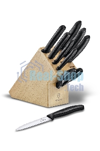 Набор ножей кухонных Victorinox Swiss Classic (6.7193.9) компл.:8шт scissors дерево/черный