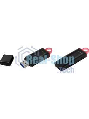 Флешка USB Kingston DataTraveler Exodia (DTX/256GB), 256Gb, USB 3.2 Gen 1, R/W 200/60, черный/розовый