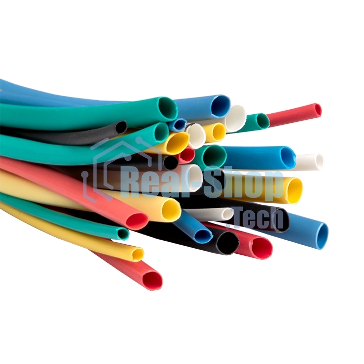 Набор трубок термоусадочных ТУТ 1/0.5; 1.5/0.75; 2/1; 2.5/1.25; 3/1.5 (6 цветов по 5шт 100мм) PROxima EKF tut-n-2-r