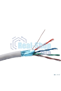 Кабель Exegate FTP 4 пары кат.5e Exegate медь, экран, 305м pullbox, серый