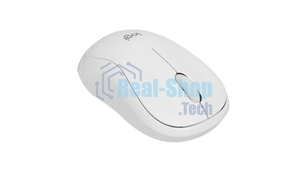 Мышь беспроводная Logitech M240 SILENT белый, 4000 dpi, Bluetooth, кнопки - 3