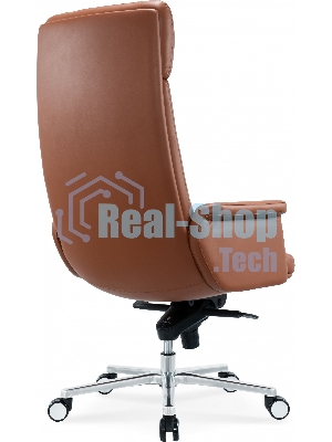 Кресло руководителя Cactus CS-LBR-CARACAS кожа крестов. алюминий