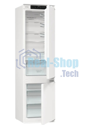 Встраиваемый холодильник Gorenje NRKI519141 белый двухкамерный 207/68 л морозилка снизу, No Frost