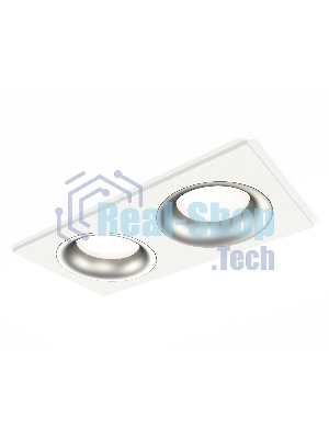 Комплект встраиваемого светильника Ambrella light XC7635004 SWH/MCH белый песок/хром матовый MR16 GU5.3 (C7635, N7013)