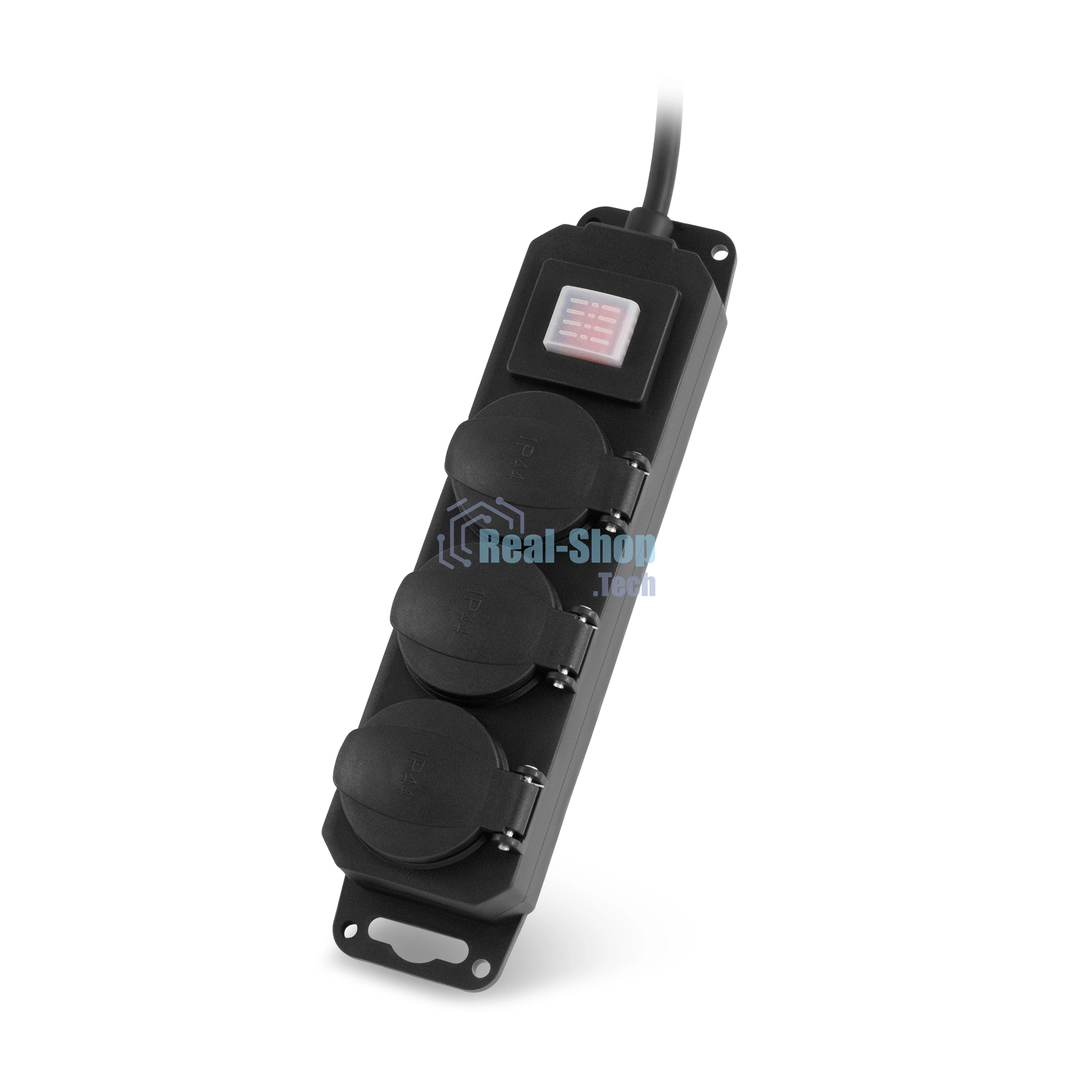 Сетевой фильтр Buro 300MDP-3-B 3 м, 3 розетки, черный, коробка