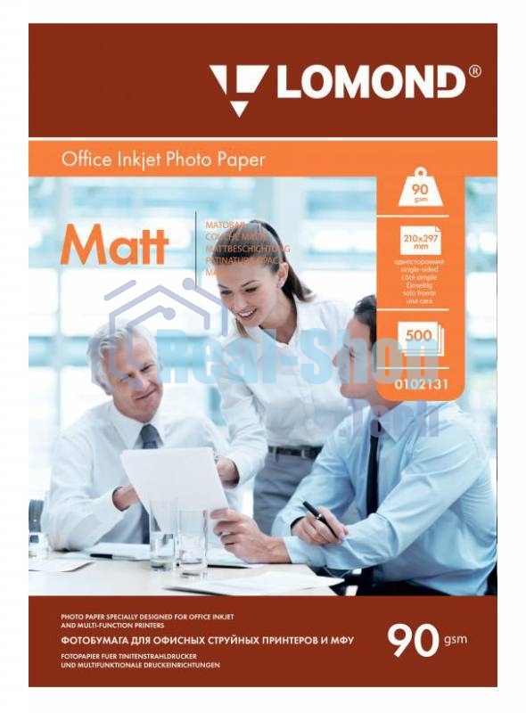 Бумага Lomond 0102131 A4/90г/м2/500л./белый матовое для струйной печати