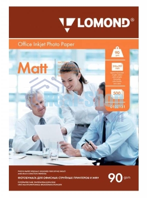 Бумага Lomond 0102131 A4/90г/м2/500л./белый матовое для струйной печати