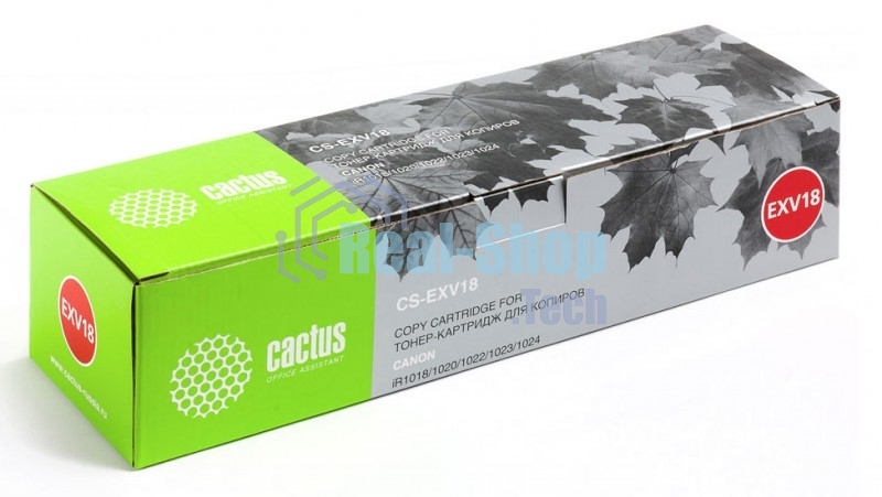 Картридж лазерный Cactus CS-EXV18 черный (8400 стр.) для Canon iR1018/1020/1022/1023/1024