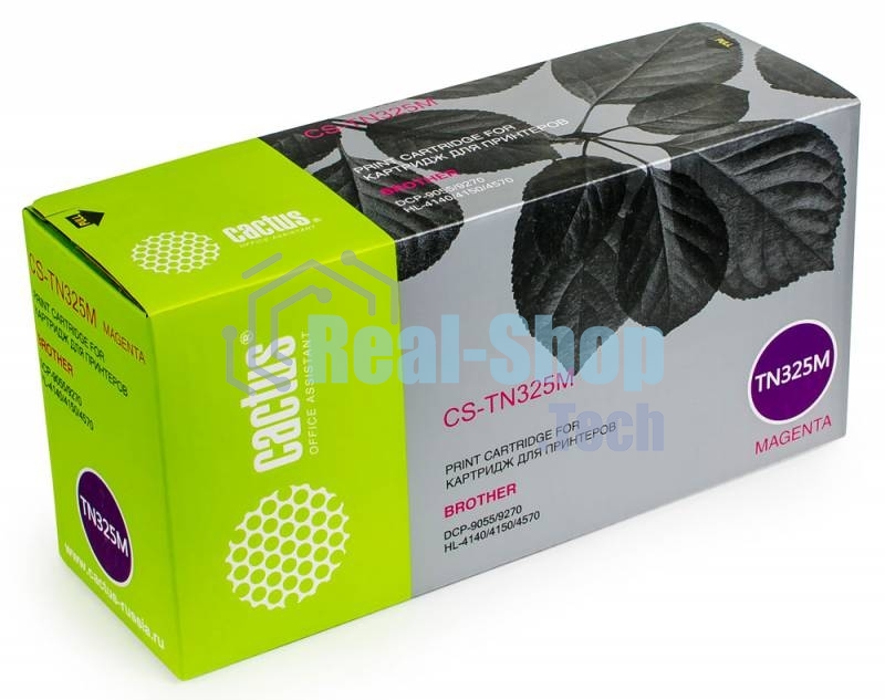 Картридж лазерный Cactus CS-TN325M пурпурный (3500 стр.) для Brother DCP 9055/9270; HL 4140/4150/4570