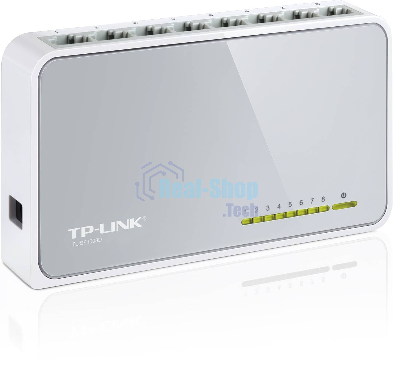Коммутатор TP-Link SOHO TL-SF1008D Коммутатор 8-port 10/100M mini Desktop Switch, 8 10/100M RJ45 ports, Plastic case