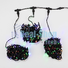 Гирлянда Neon-night LED ClipLight 24V, 3 нити по 20 м, свечение с динамикой, цвет диодов мульти