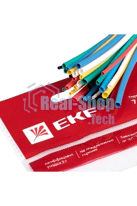 Набор трубок термоусадочных ТУТ 1/0.5; 1.5/0.75; 2/1; 2.5/1.25; 3/1.5 (6 цветов по 5шт 100мм) PROxima EKF tut-n-2-r