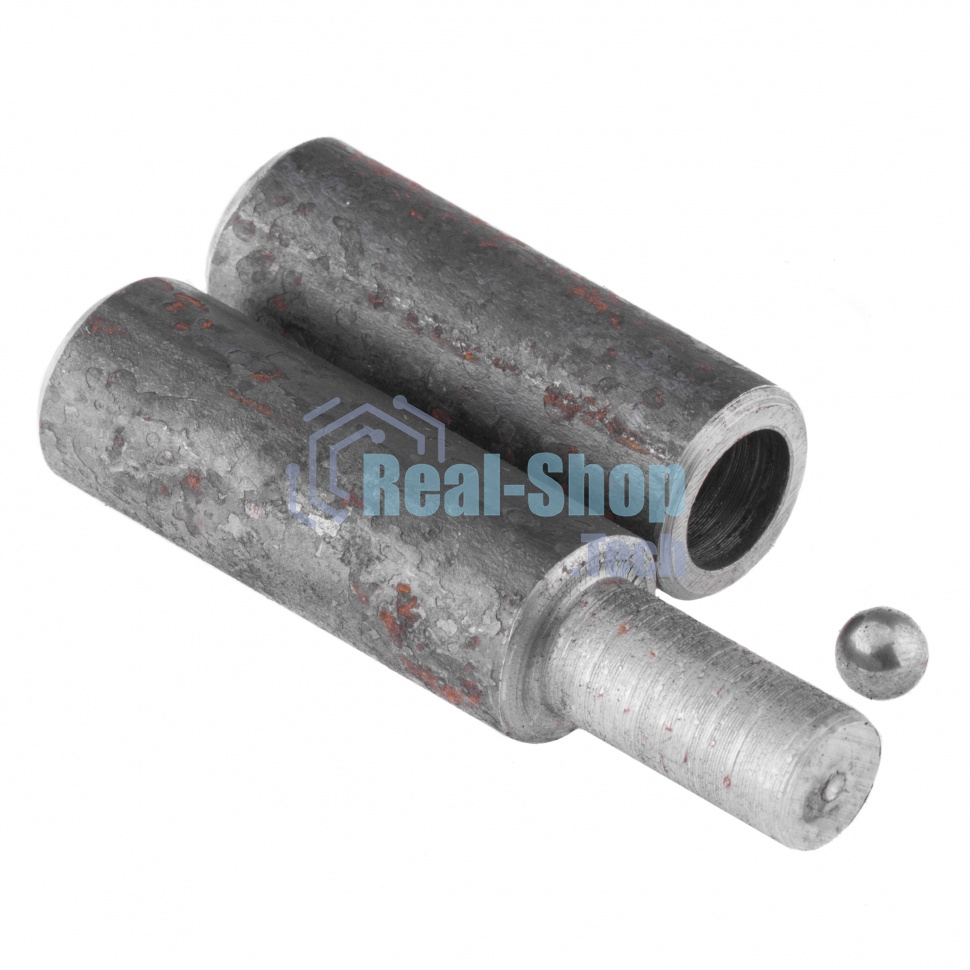 Петля гаражная с шаром Сибртех d 20, 100мм, 4 шт.