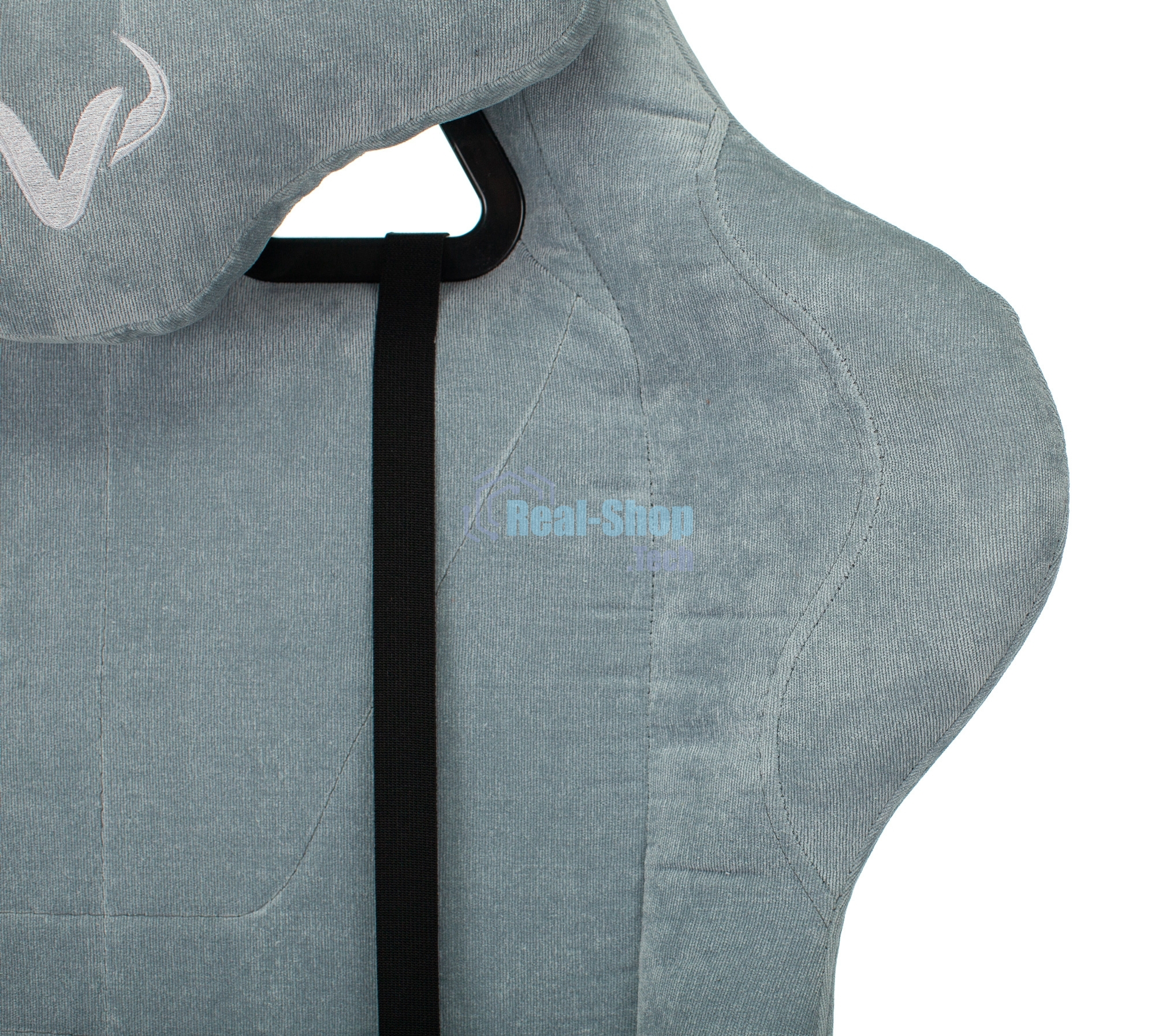 Кресло игровое Бюрократ VIKING KNIGHT LT28 FABRIC серо-голубой крестовина металл/пластик