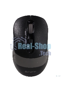 Мышь беспроводная A4Tech Fstyler FG10S черный/серый, 2000 dpi, радиоканал, USB, кнопки - 4
