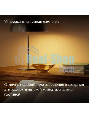 Умная лампа Yandex YNDX-00558 E27 9Вт 806lm (упак.:1шт)