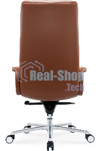 Кресло руководителя Cactus CS-LBR-CARACAS кожа крестов. алюминий