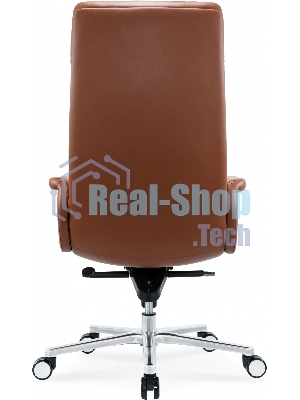 Кресло руководителя Cactus CS-LBR-CARACAS кожа крестов. алюминий