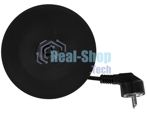 Чайник Centek CT-0019, 1100 Вт, стекло, черный и серебристый