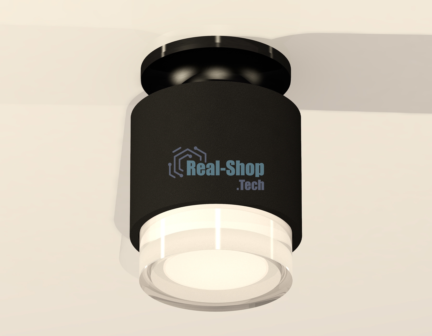 Светильник Ambrella Light XS7511065 SBK/PBK/FR черный песок/черный полированный/белый матовый MR16 GU5.3 (N7926, C7511, N7160)