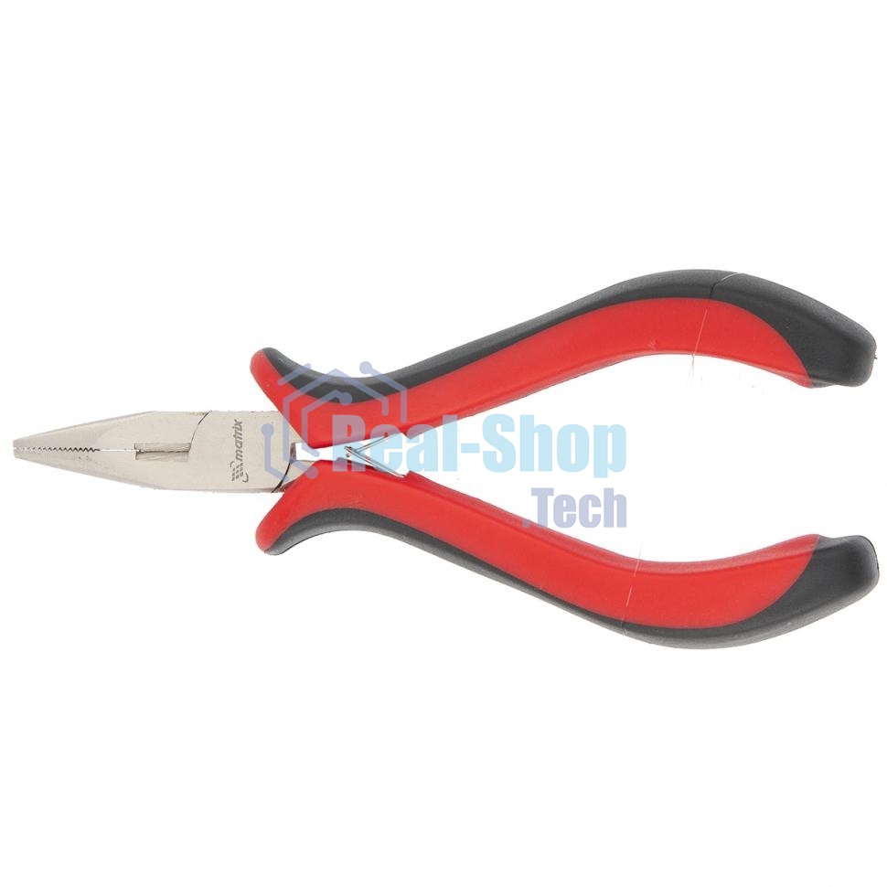 Утконосы Matrix длинногубцы mini 130мм Ni прямые авторазжим двухкомпонентные рукоятки