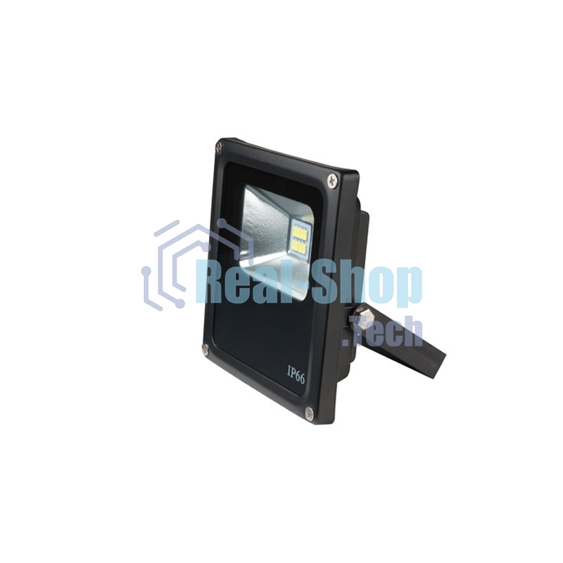 Прожектор светодиодный VOLPE ULF-Q507 10W/DW IP65 175-265В черный 10Вт LED IP65 128x120x40мм 6500К