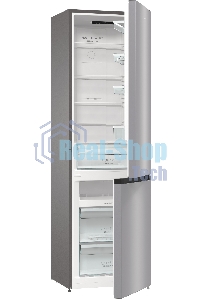 Холодильник Gorenje NRK6201PS4 серебристый металлик двухкамерный 235/96л морозилка снизу, No Frost