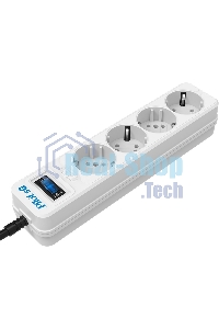 Сетевой фильтр ZIS PILOT Surge protector Pilot SG5 5 outlets (GP), 10A/2.2kVt, automatic circuit-breaker, 7 m
