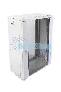 Шкаф телеком. настенный разборный 18U (600х350) дверь металл (ШРН-Э-18.350) (1 коробка)